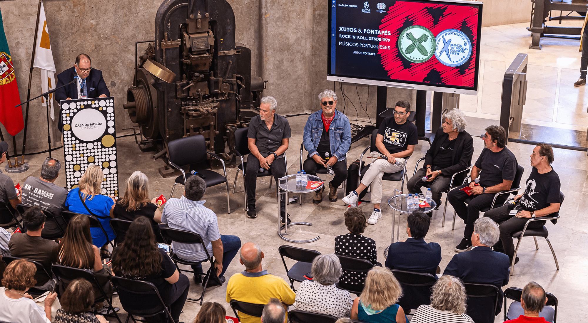 Moeda «Xutos e Pontapés, Rock ‘n’ Roll desde 1979» apresentada ao público